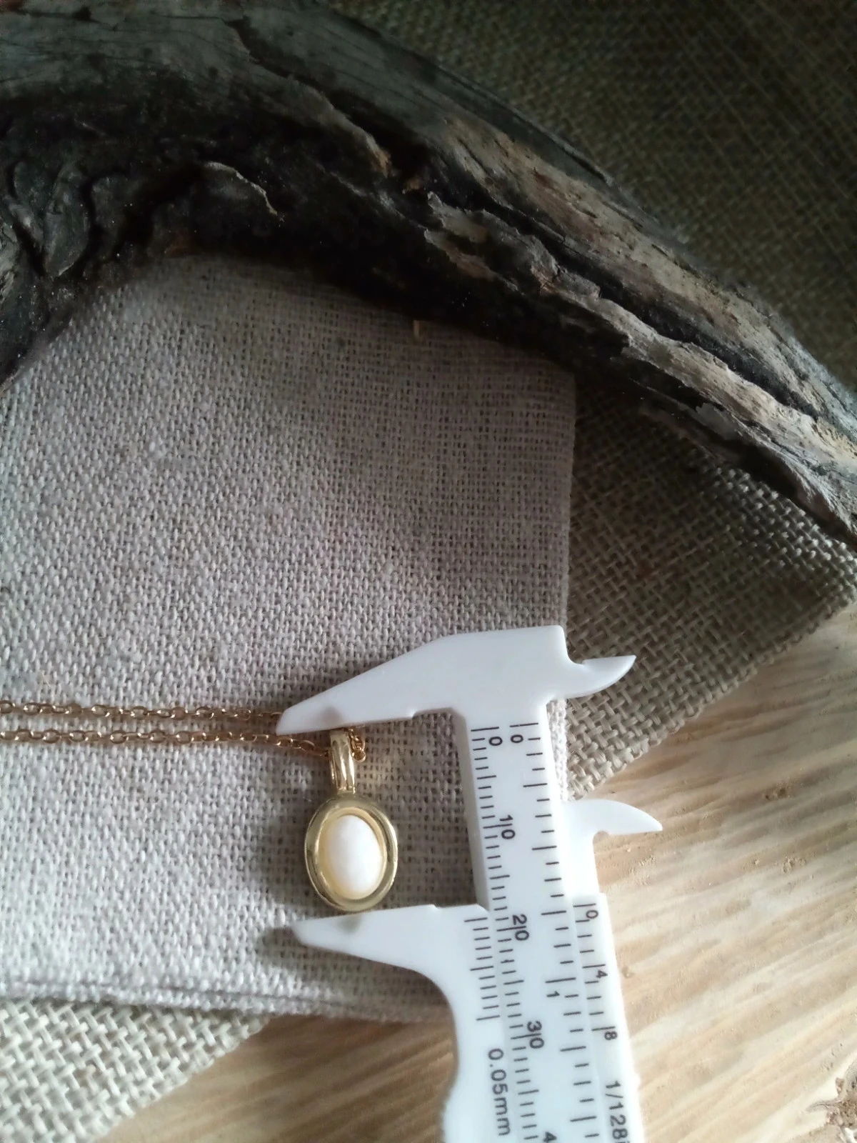 Colar pingente de pedra da lua – photo 2